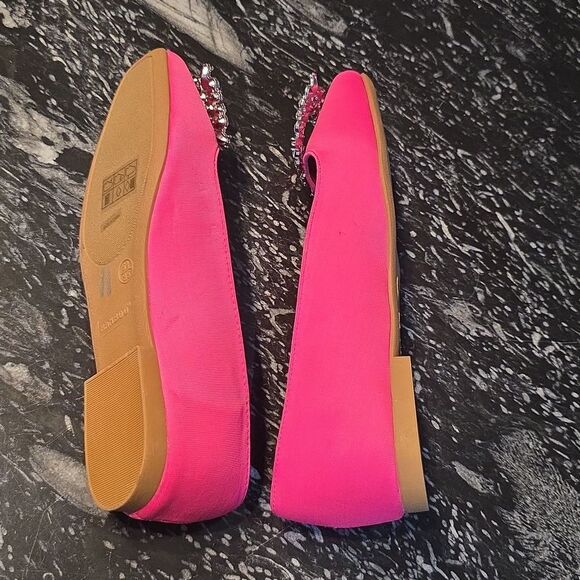 BRAND NEW BAMBOO CRYSTAL JEWEL TONE EMBELLISHED BALLET FLATS - Picture 13 of 14